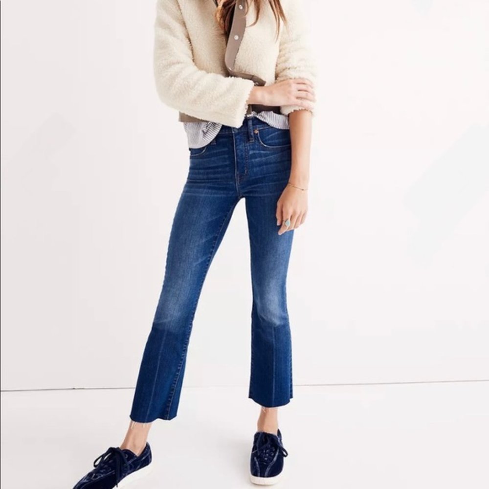 Madewell Cali Demi-Boot Jeans: Raw-Hem Edition